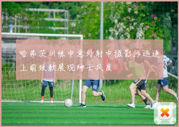 哈弗茨训练中意外射中摄影师迅速上前致歉展现绅士风度